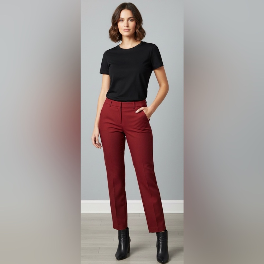 Express Editor Mid-Rise Straight Ankle Pants?